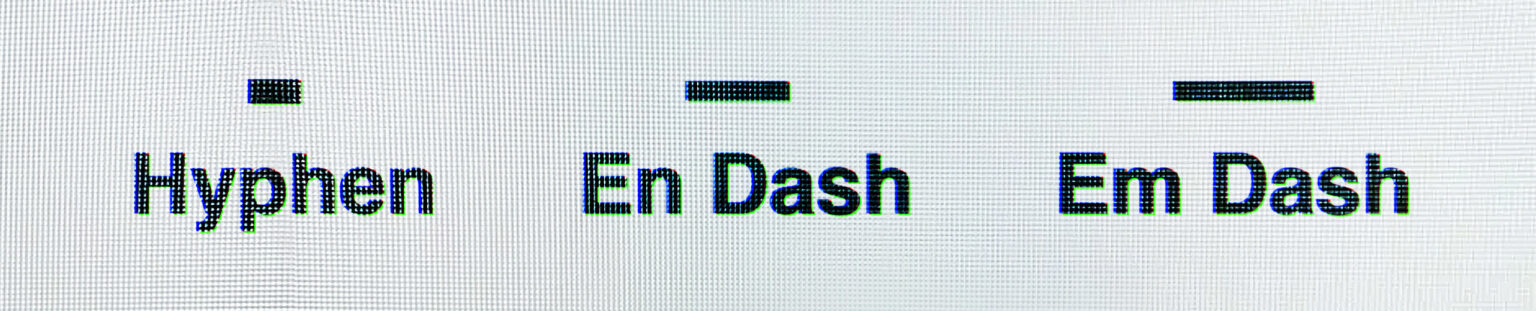 Em Dash vs En Dash vs Hyphen: AI Writing Giveaways