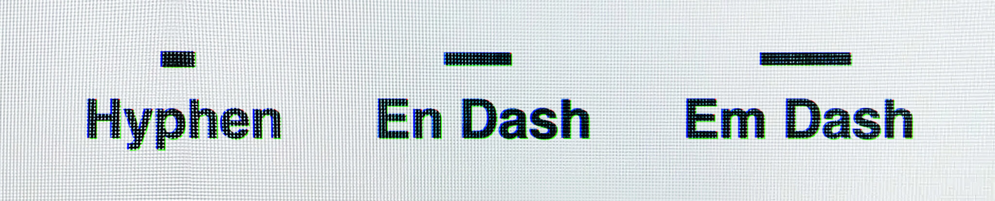 Em Dash vs En Dash vs Hyphen: AI Writing Giveaways