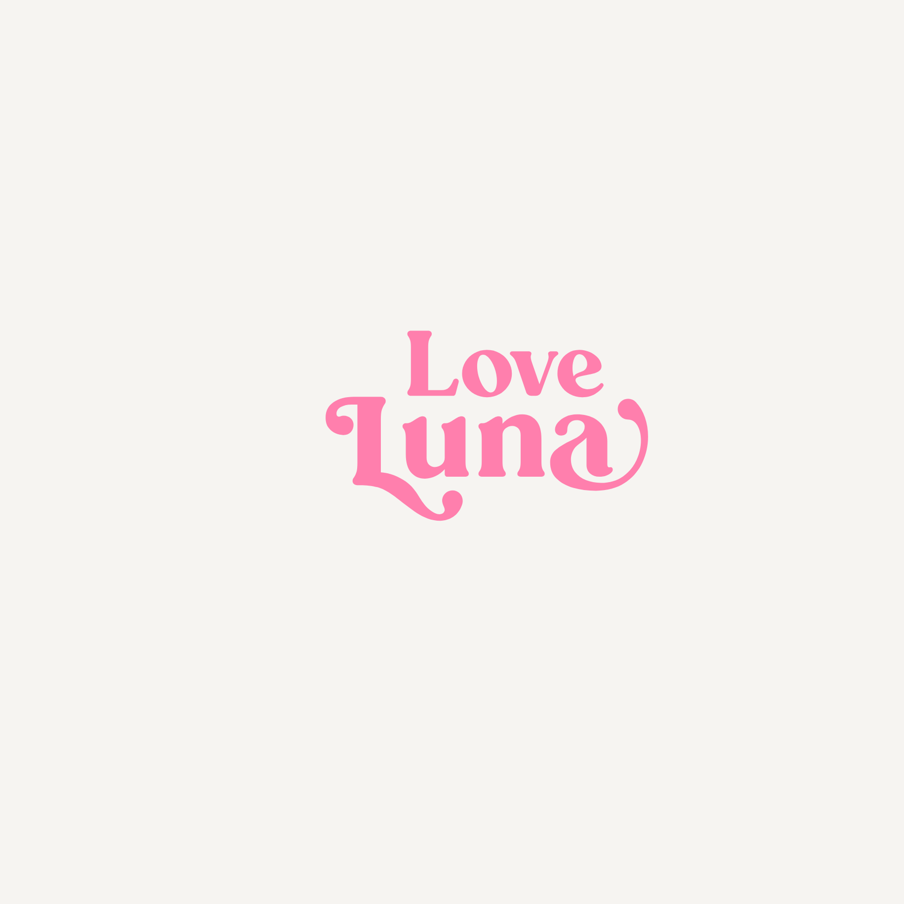 Love Luna — logo panel